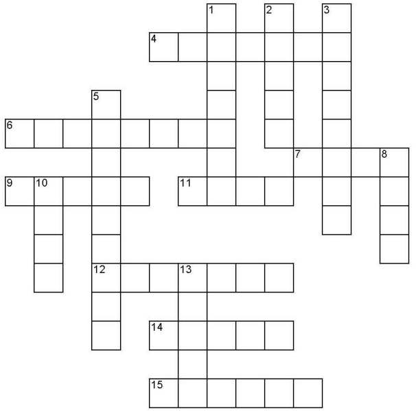 Basic Geographical terminologies crossword puzzle worksheet download